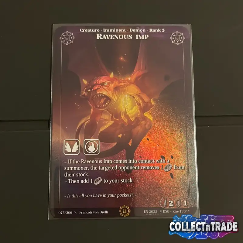 Rise TCG - Ravenous Imp Holo #Sample-C - 075/306 -