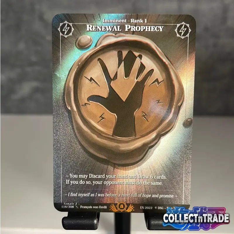 Rise TCG - Renewal Prophecy Holo #Sample 2 - 116/308 -