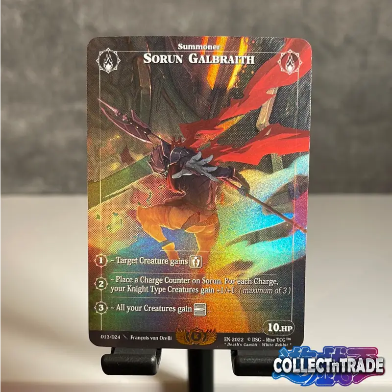 Rise TCG - Sorun Galbraith *Stretch Goal Card* Holo #13 / 24