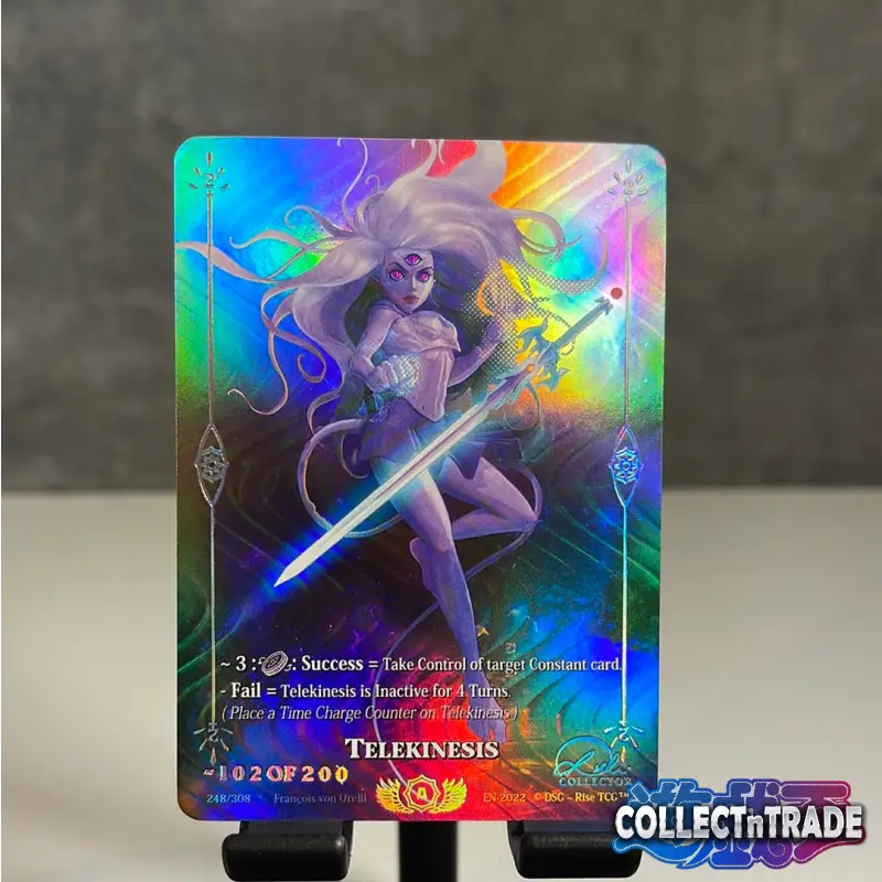 Rise TCG - Telekinesis Silver Collector 102 of 200 #248 /