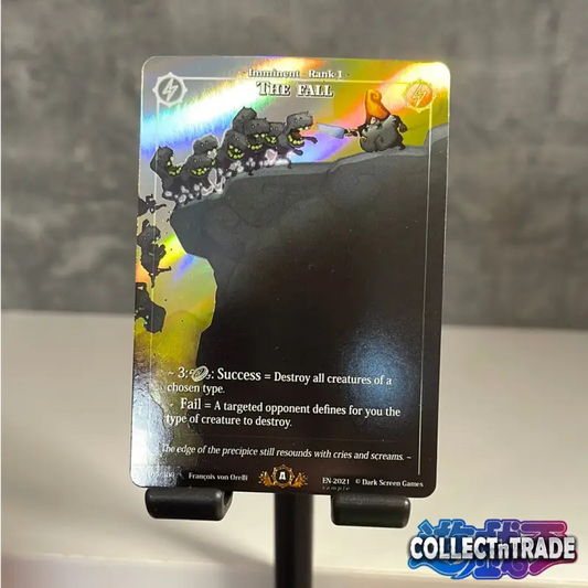 Rise TCG - The Fall Cold Stamp - Side Line Holo #Sample -