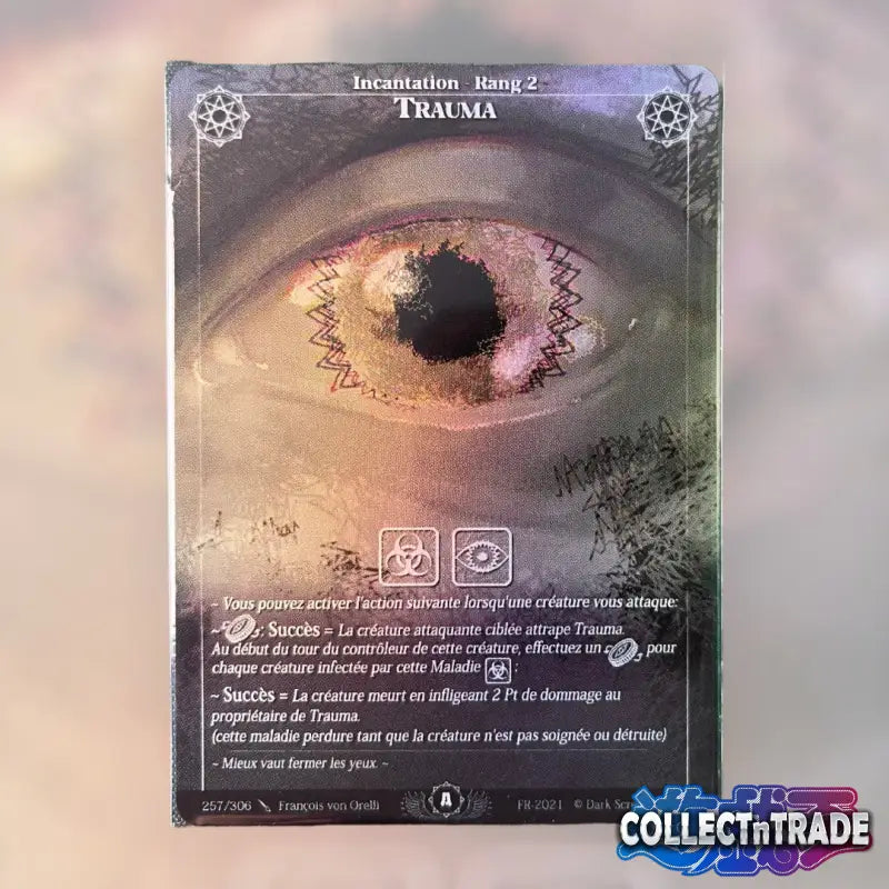 Rise TCG - Trauma - French Test Card - Holo - Einzelkarten