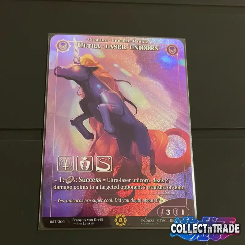 Rise TCG - Ultra Laser Unicorn Holo #Sample-C - 057/306 -