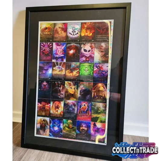 Rise TCG - Uncut Sheet Kickstarter Lenticular - Uncut Sheet