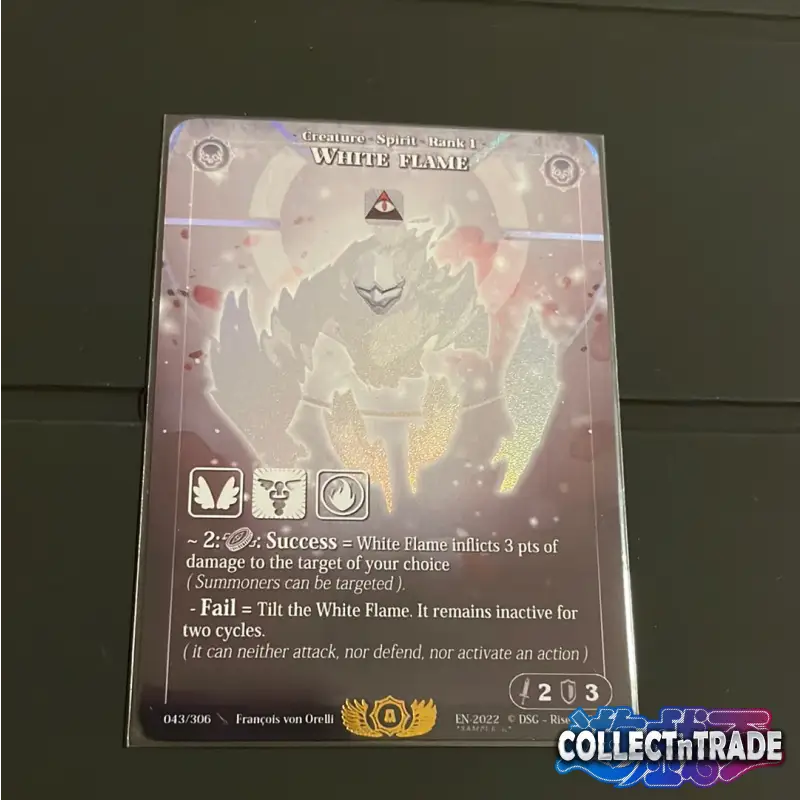 Rise TCG - White Flame Holo #Sample-C - 043/306 -