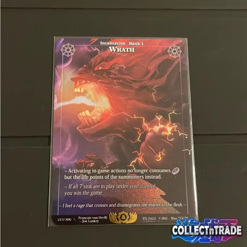 Rise TCG - Wrath Holo #Sample-C - 215/306 - Einzelkarten