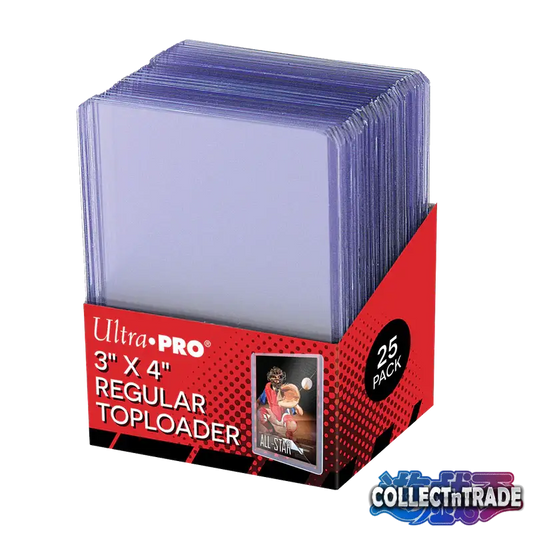 25 Ultra PRO REGULAR Toploader die Karten im Standardmaß